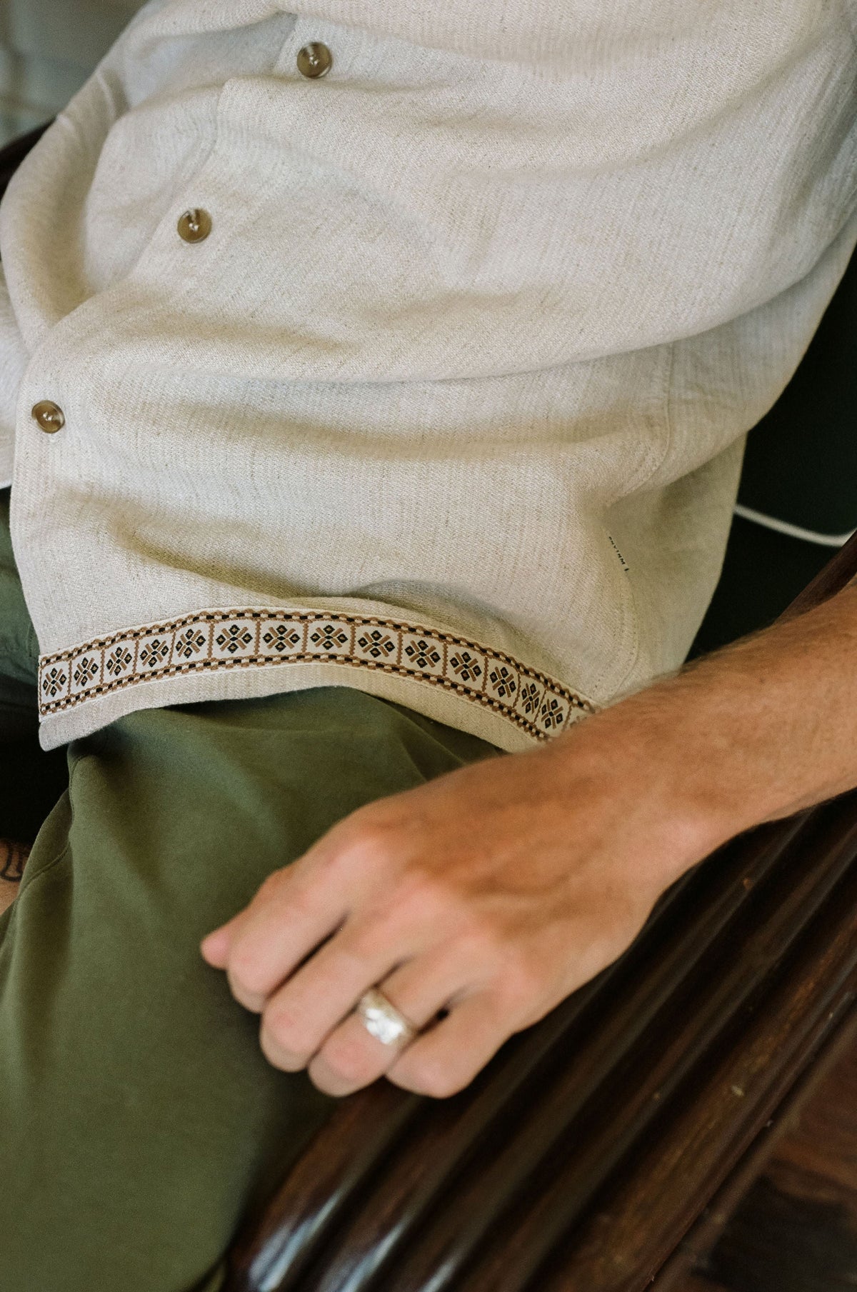 Trim Short Sleeve - NATURAL