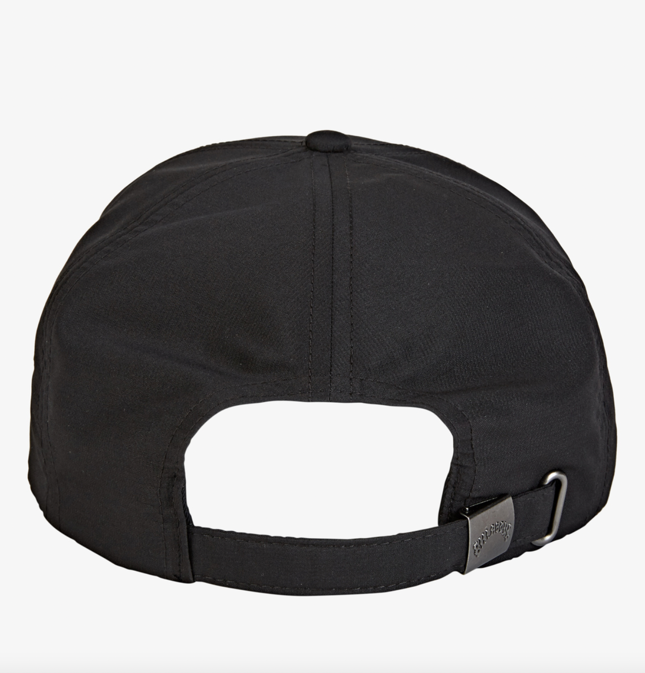 Platform 5-Panel Strapback Hat - BLACK
