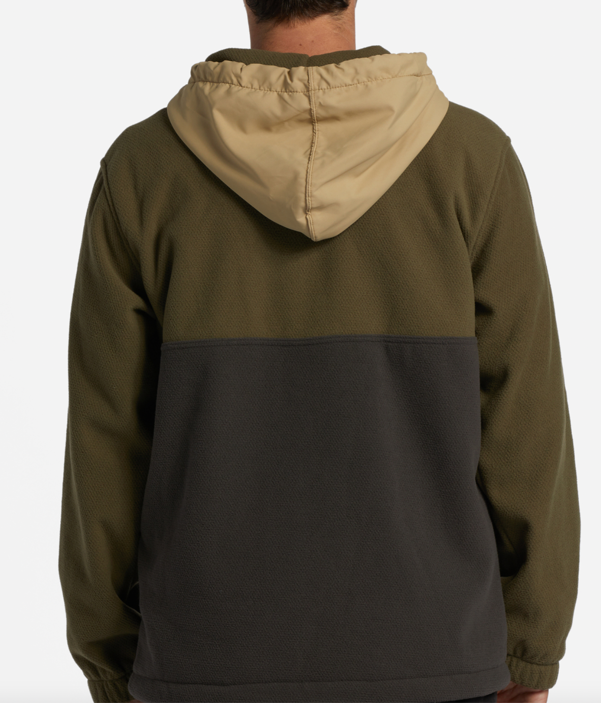 A/Div Boundary Pullover Hooded Half-Zip Pullover - MILITARY