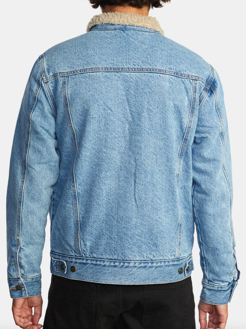 Waylon Denim Trucker Jacket - BLEACHED INDIGO