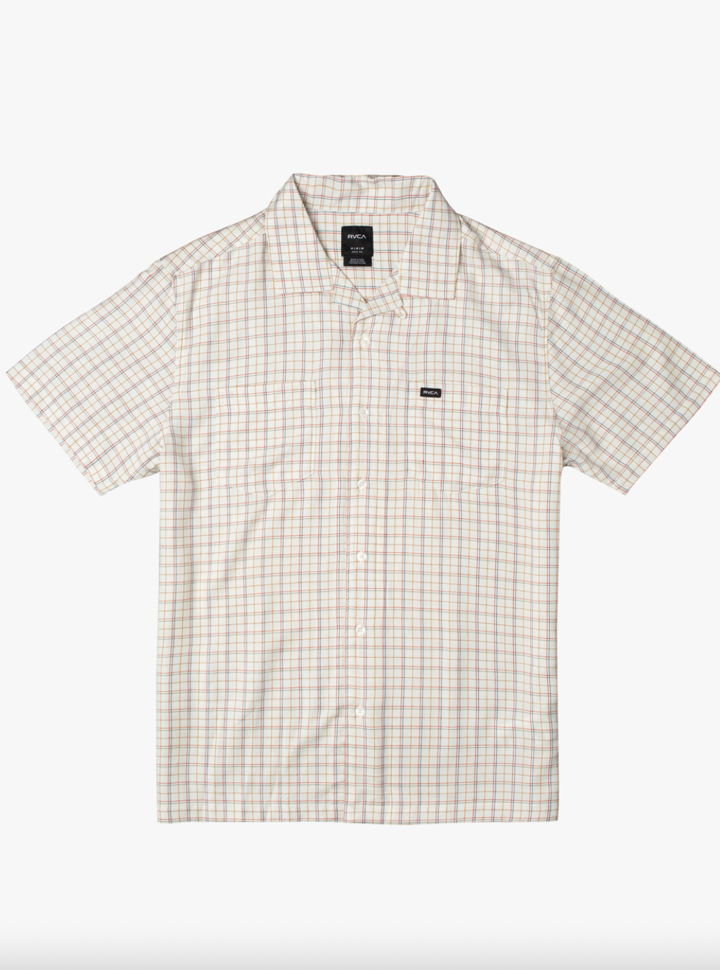 Emery Plaid Short Sleeve Shirt - NATURAL