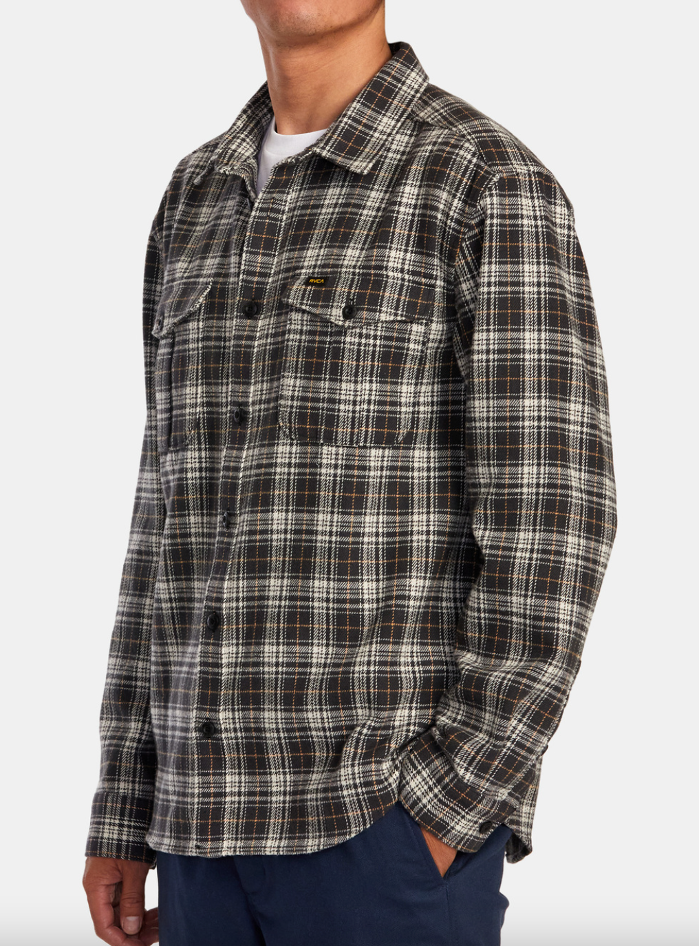 Reynolds Flannel Shirt - BLACK
