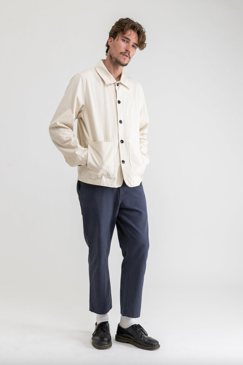 Classic Chore Coat - VINTAGE WHITE