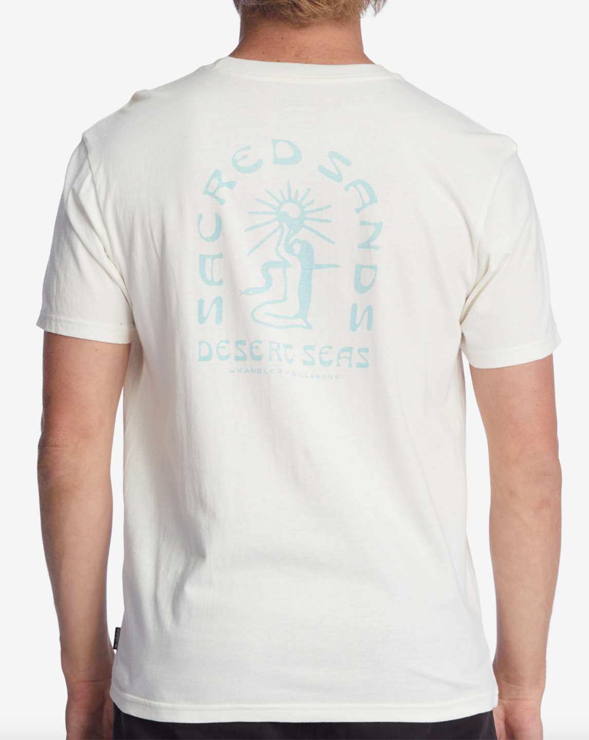Wrangler Sacred Sands Organic Short Sleeve T-Shirt - OFF WHITE