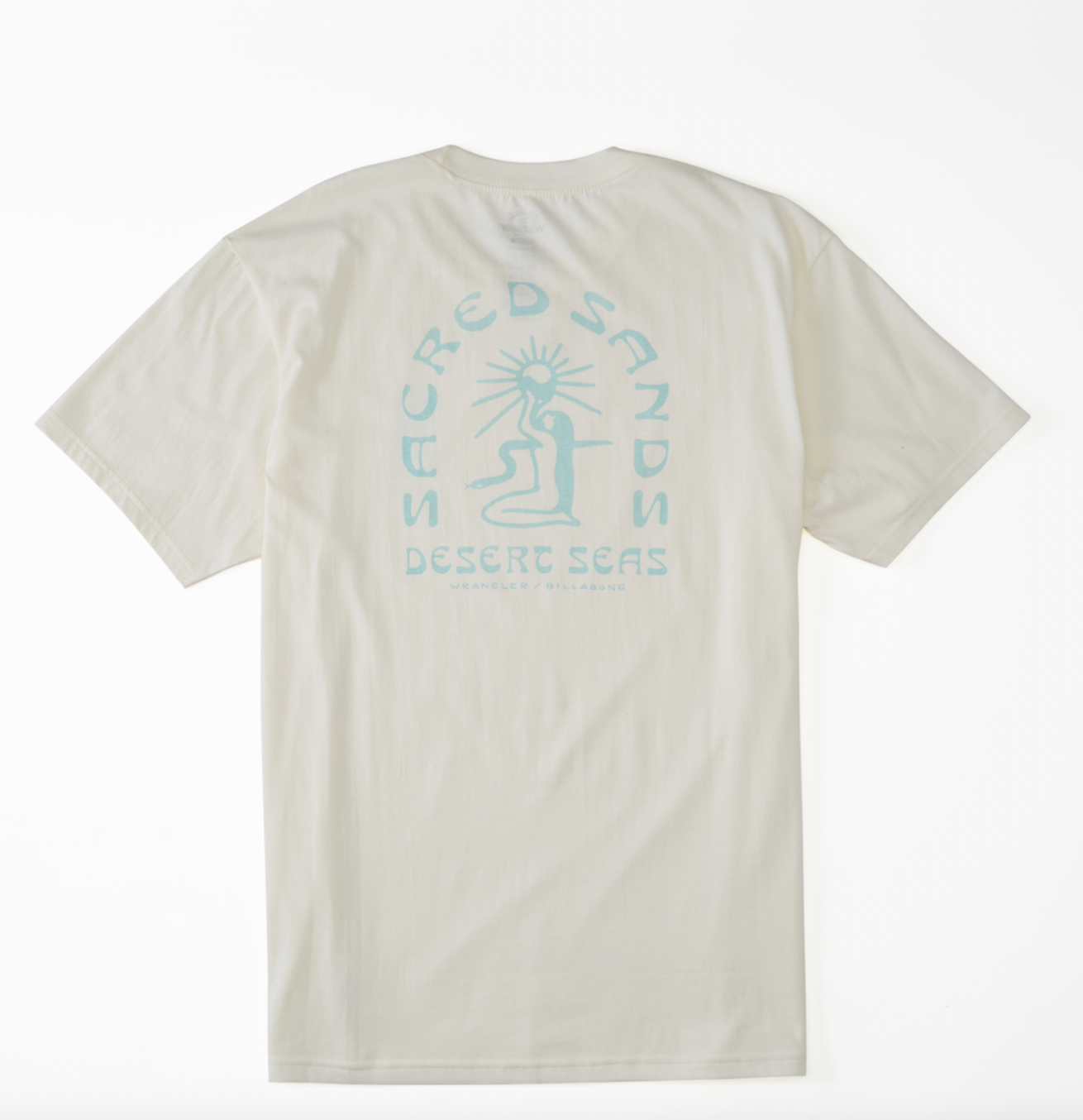 Wrangler Sacred Sands Organic Short Sleeve T-Shirt - OFF WHITE