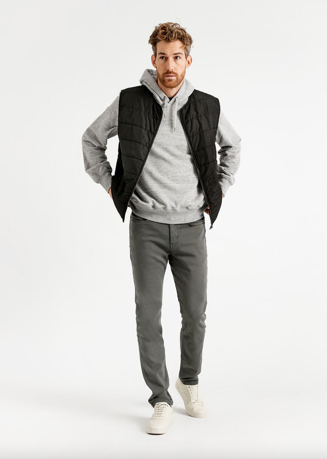 No Sweat Pant Slim - GULL