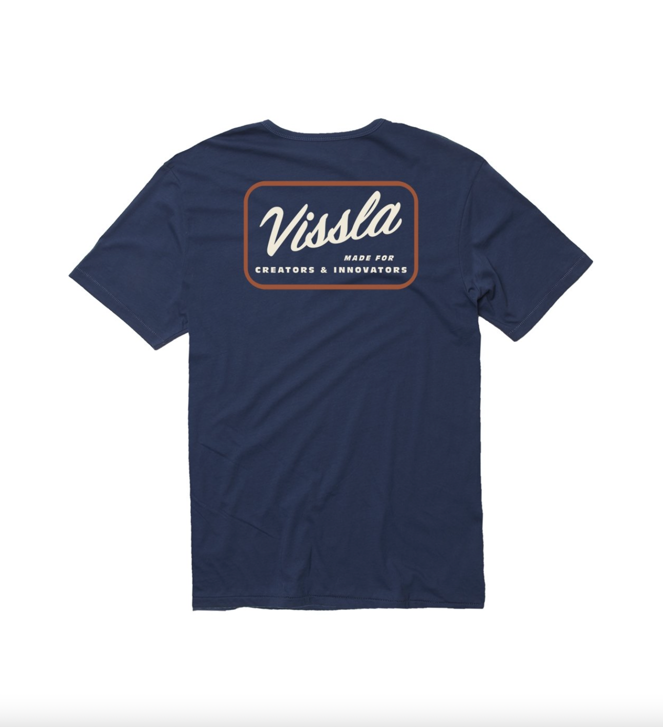 Scripted Organic Pocket Tee - DARK DENIM