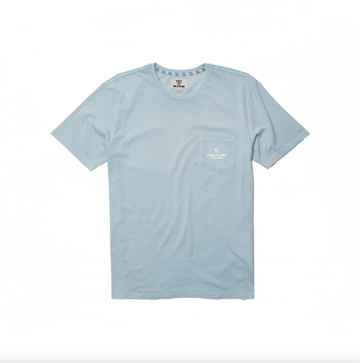 Cabezas Short Sleeve Pocket Tee - ICE BLUE