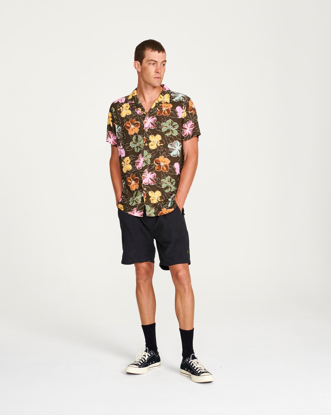 Cruiser Linen Walkshort - VINTAGE BLACK