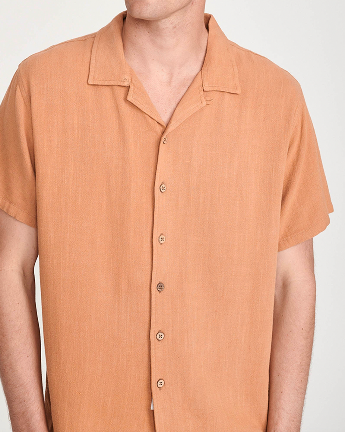 Ernie Linen Shirt - SUNSET