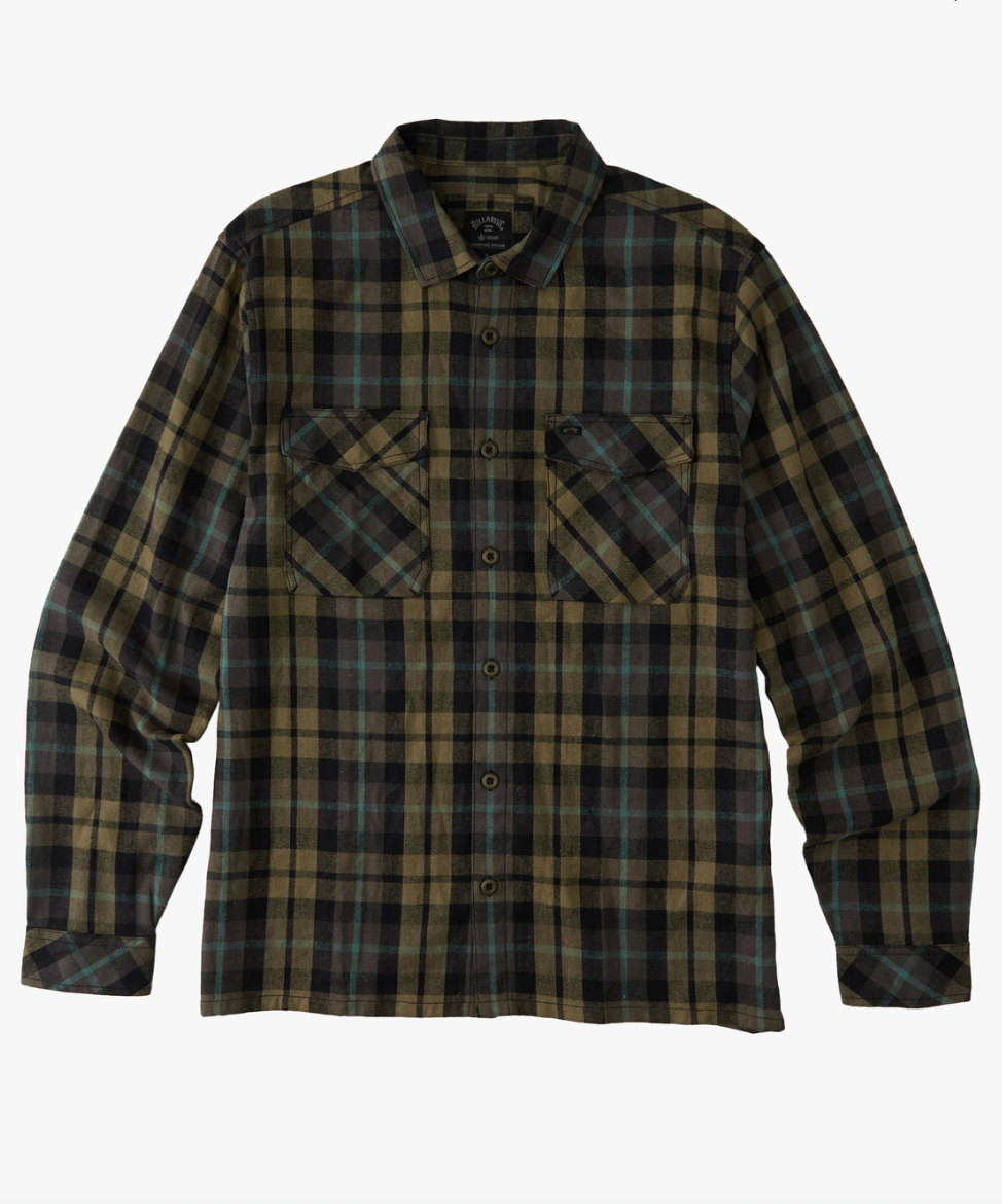 A/Div Westport Organic Flannel - MILITARY