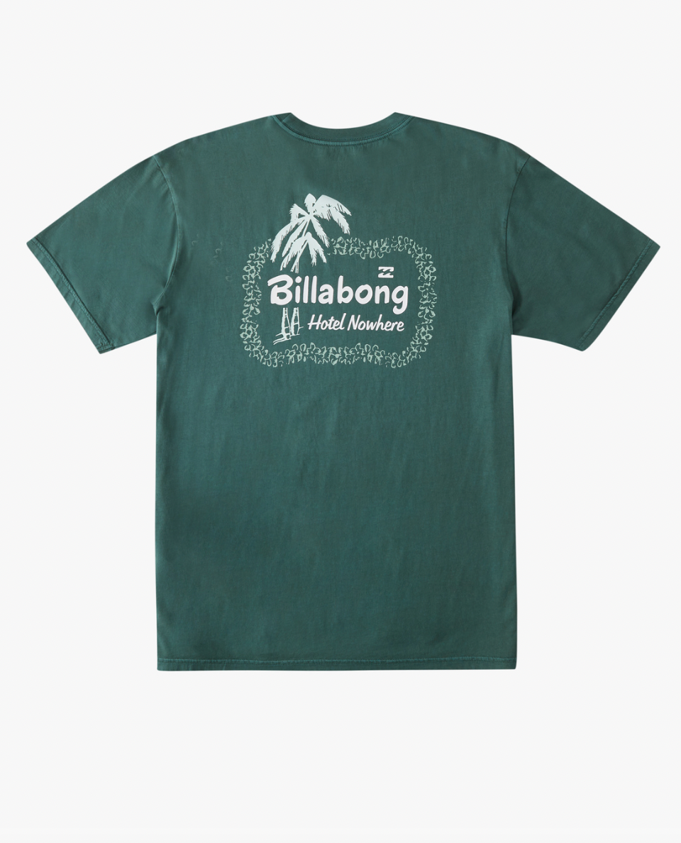 Leaves Wave Washed T-Shirt - ALPINE