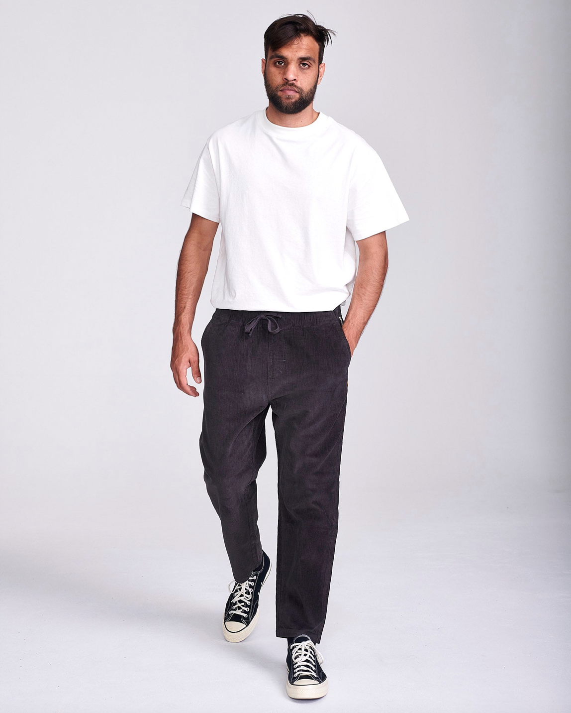 All Day Corduroy Pant - VINTAGE BLACK