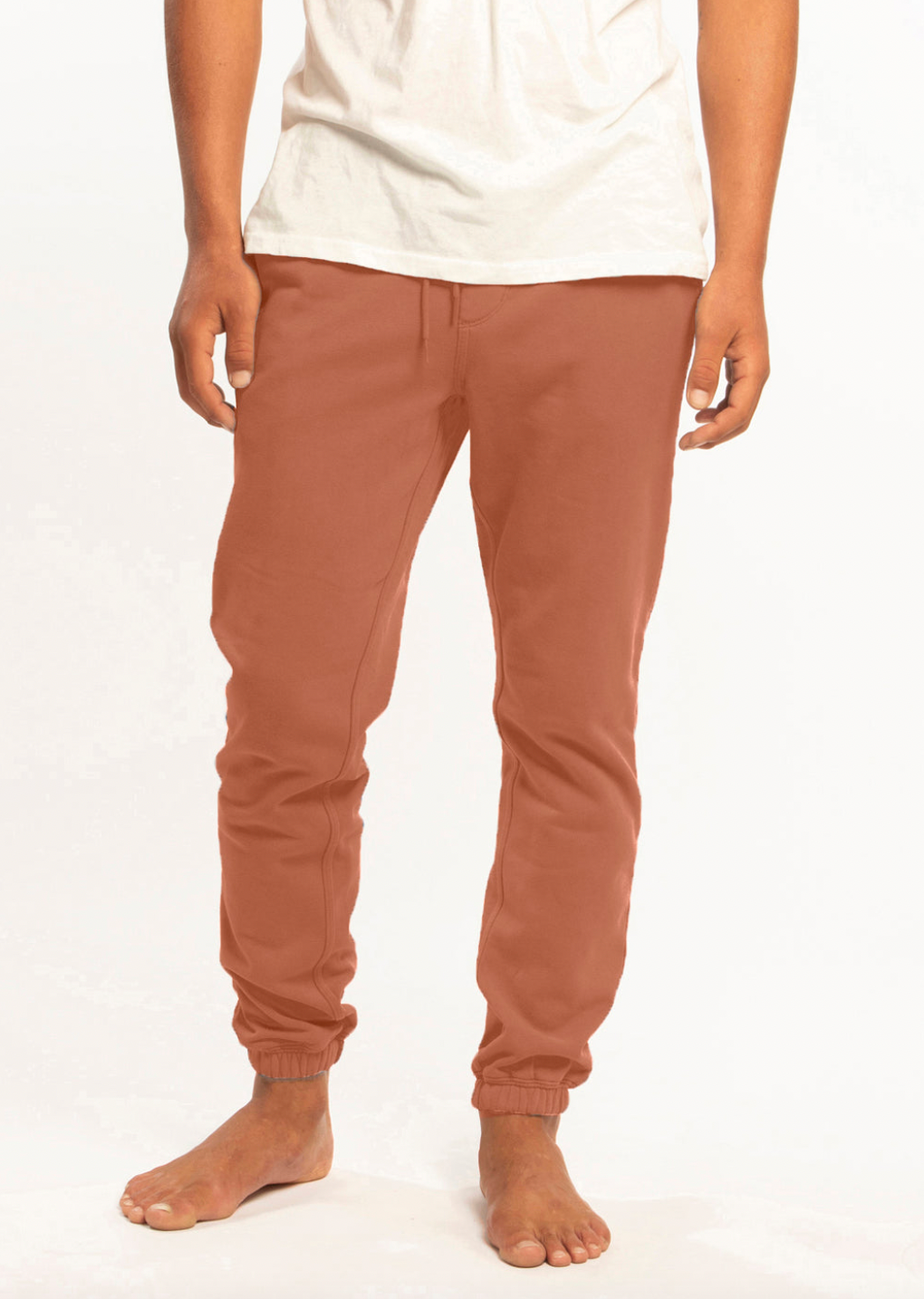 Solid Sets Eco Elastic Sweatpant - GUAVA
