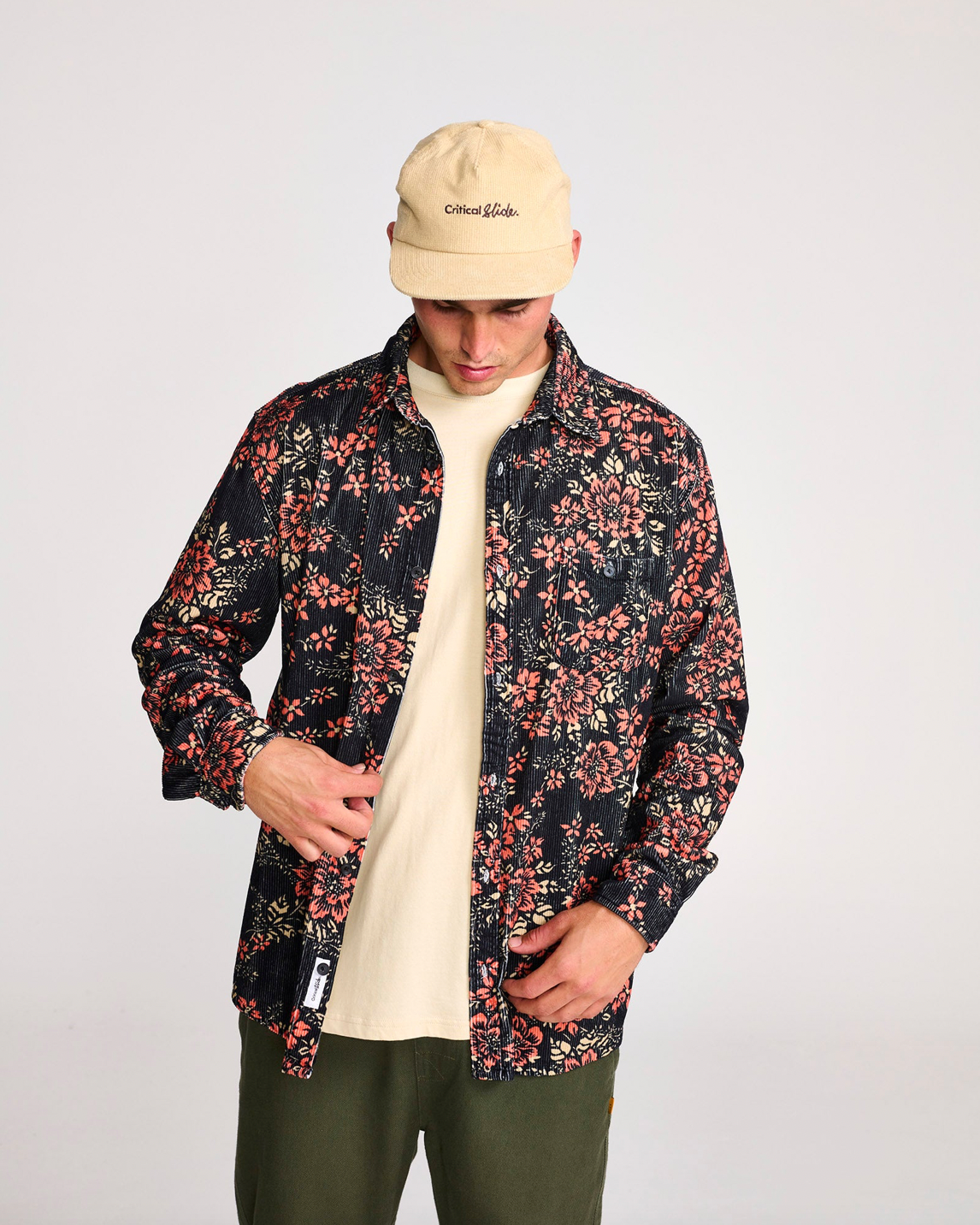 Mercy Corduroy Shirt - VINTAGE BLACK