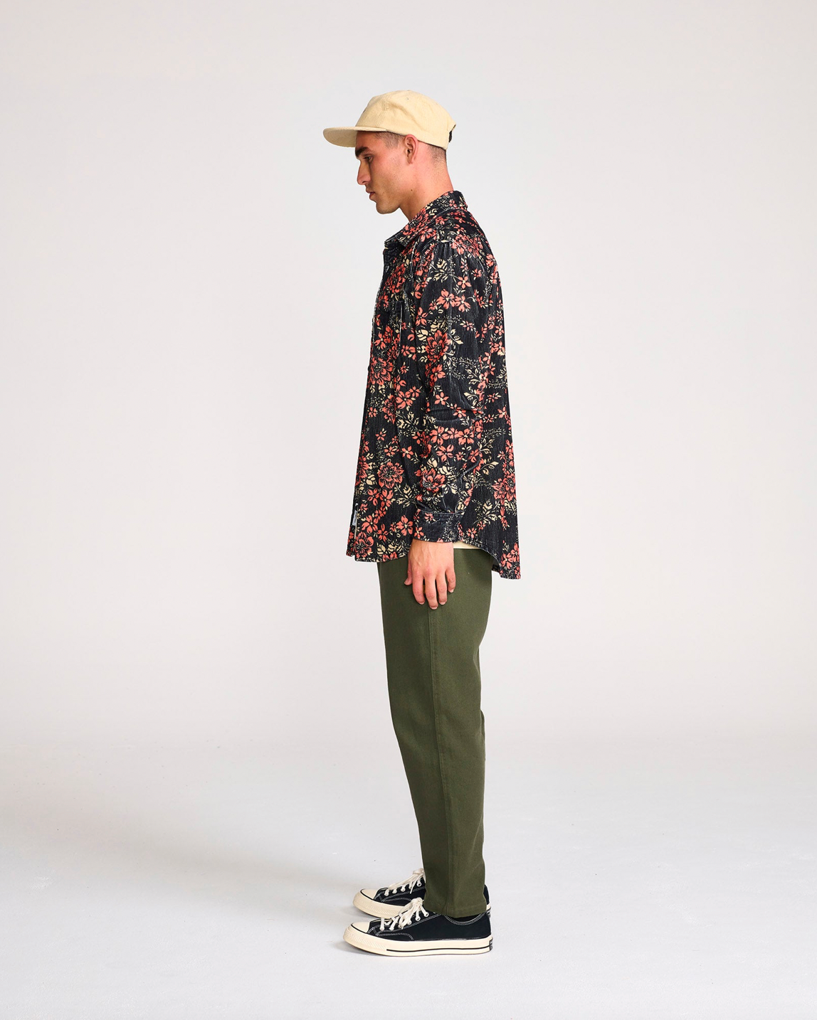 Mercy Corduroy Shirt - VINTAGE BLACK