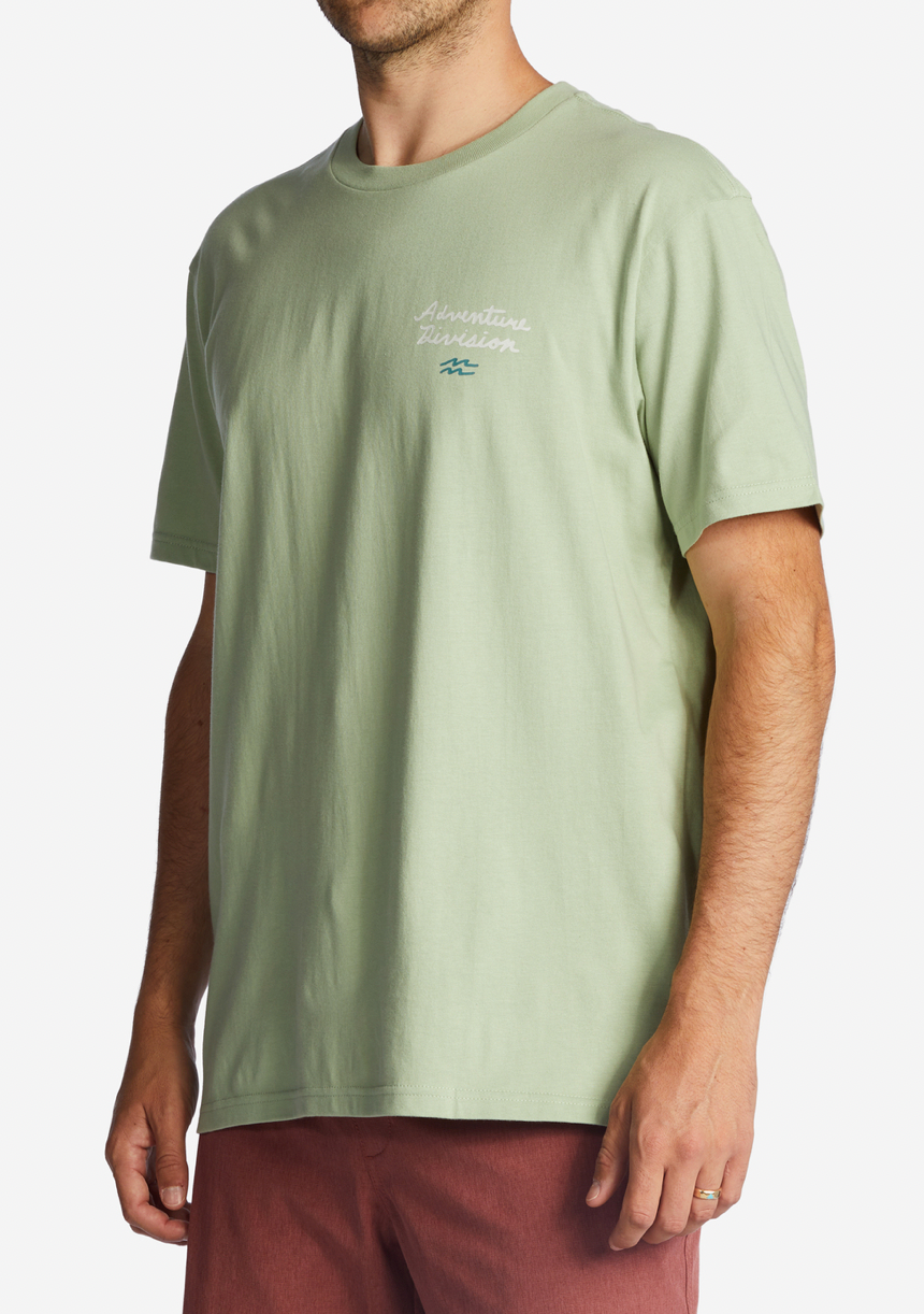 Panorama Organic Tee - LIGHT SAGE