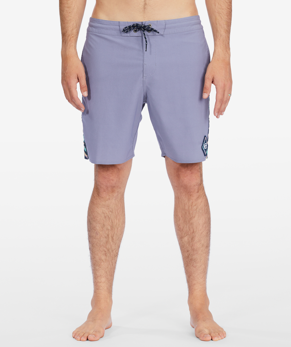 D Bah Lo Tide Boardshorts 18" - LILAC