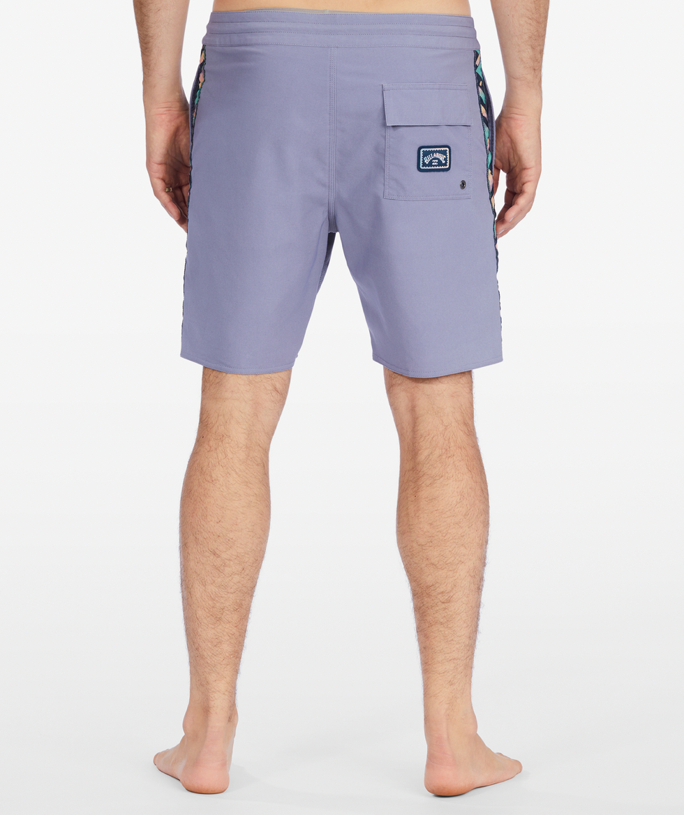 D Bah Lo Tide Boardshorts 18" - LILAC