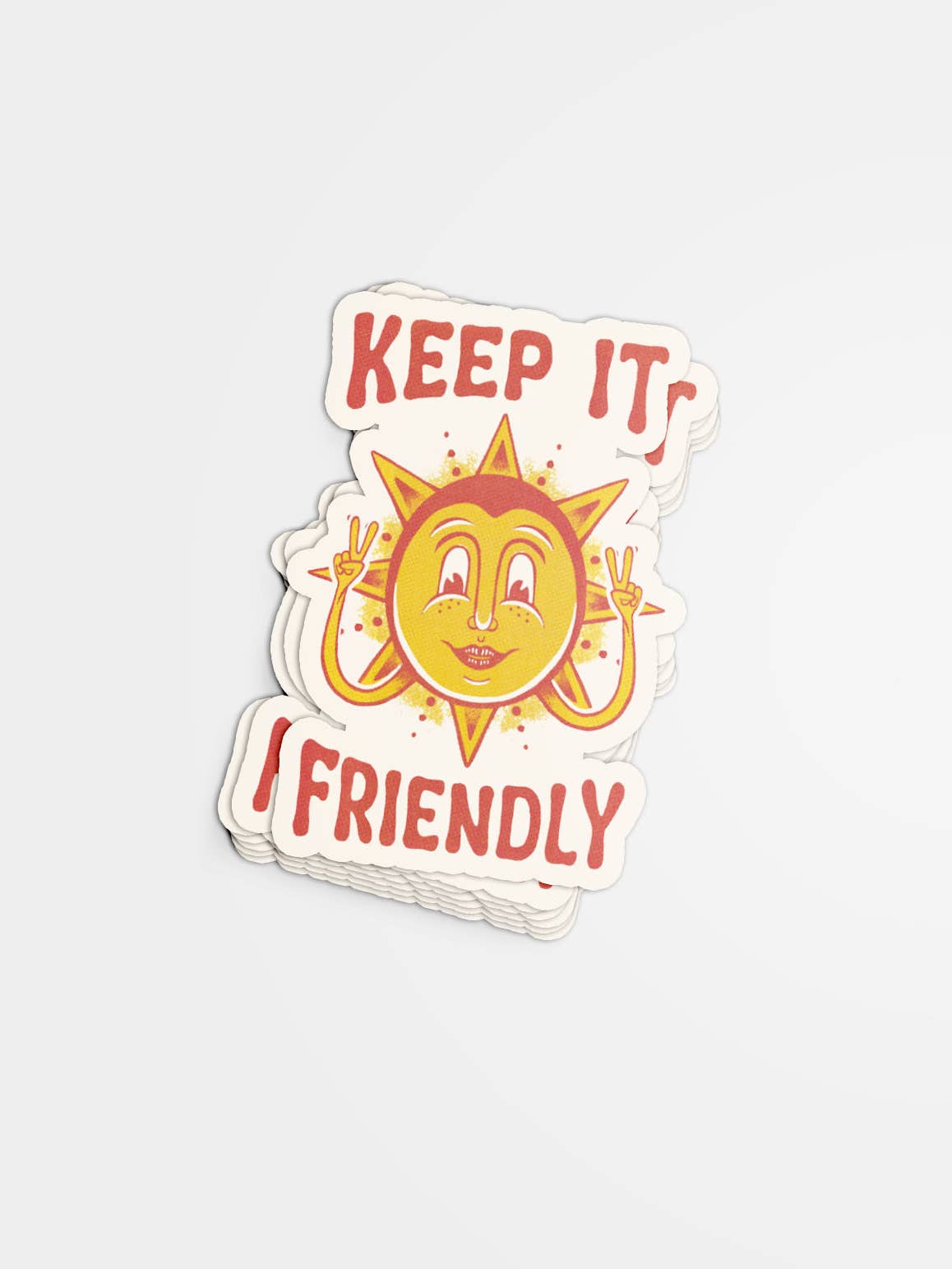 Keep It Friendly Sticker