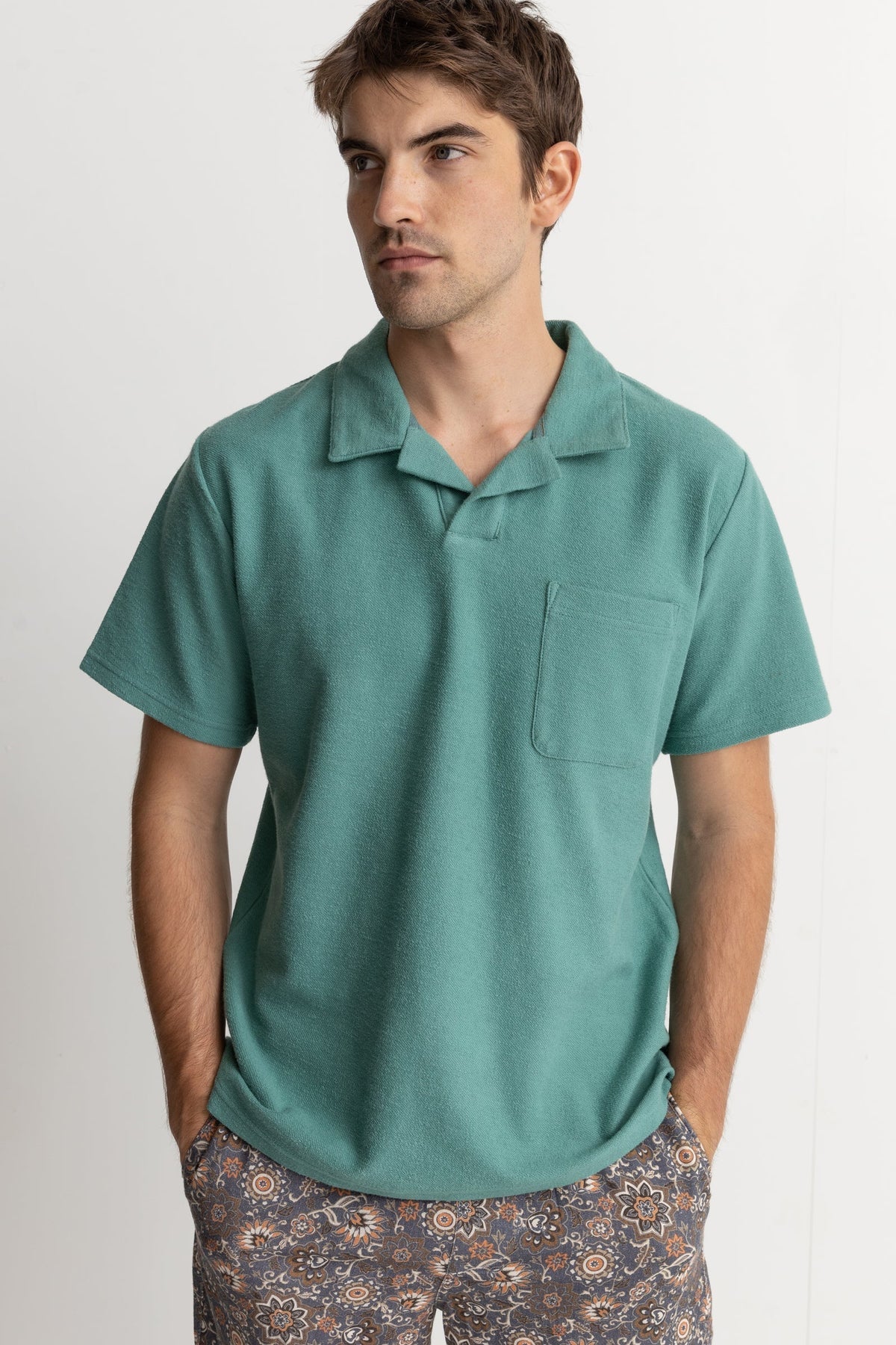 Vintage Terry Polo - TEAL
