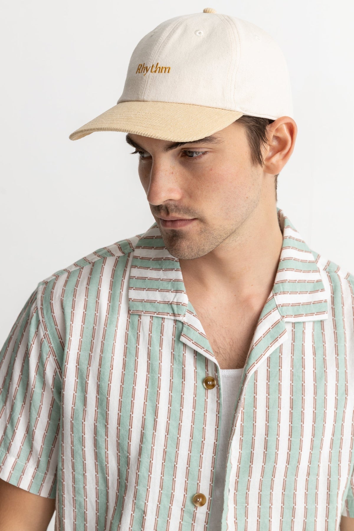 Essential Brushed Twill Cap - VINTAGE WHITE