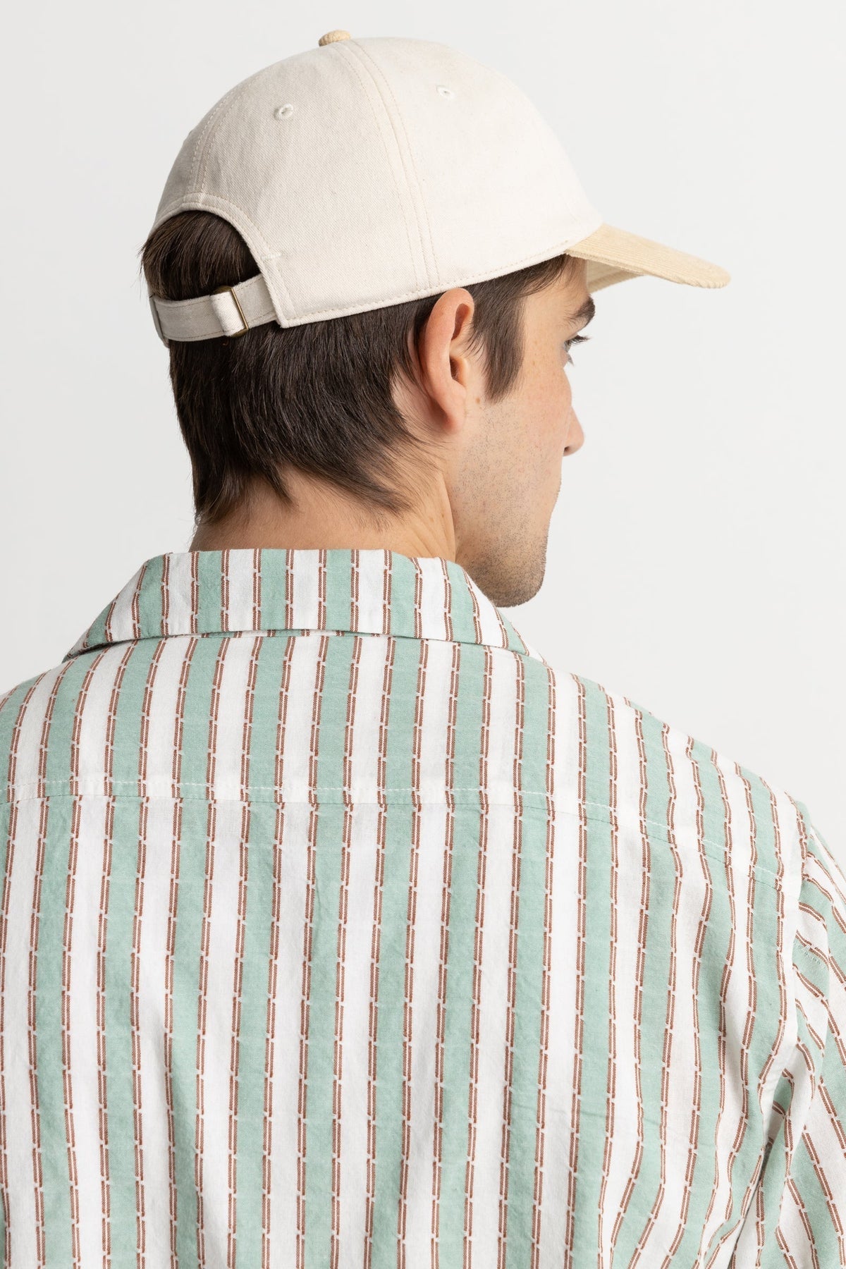 Essential Brushed Twill Cap - VINTAGE WHITE