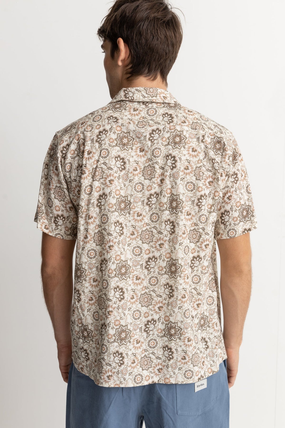 Raya Paisley Short Sleeve - NATURAL