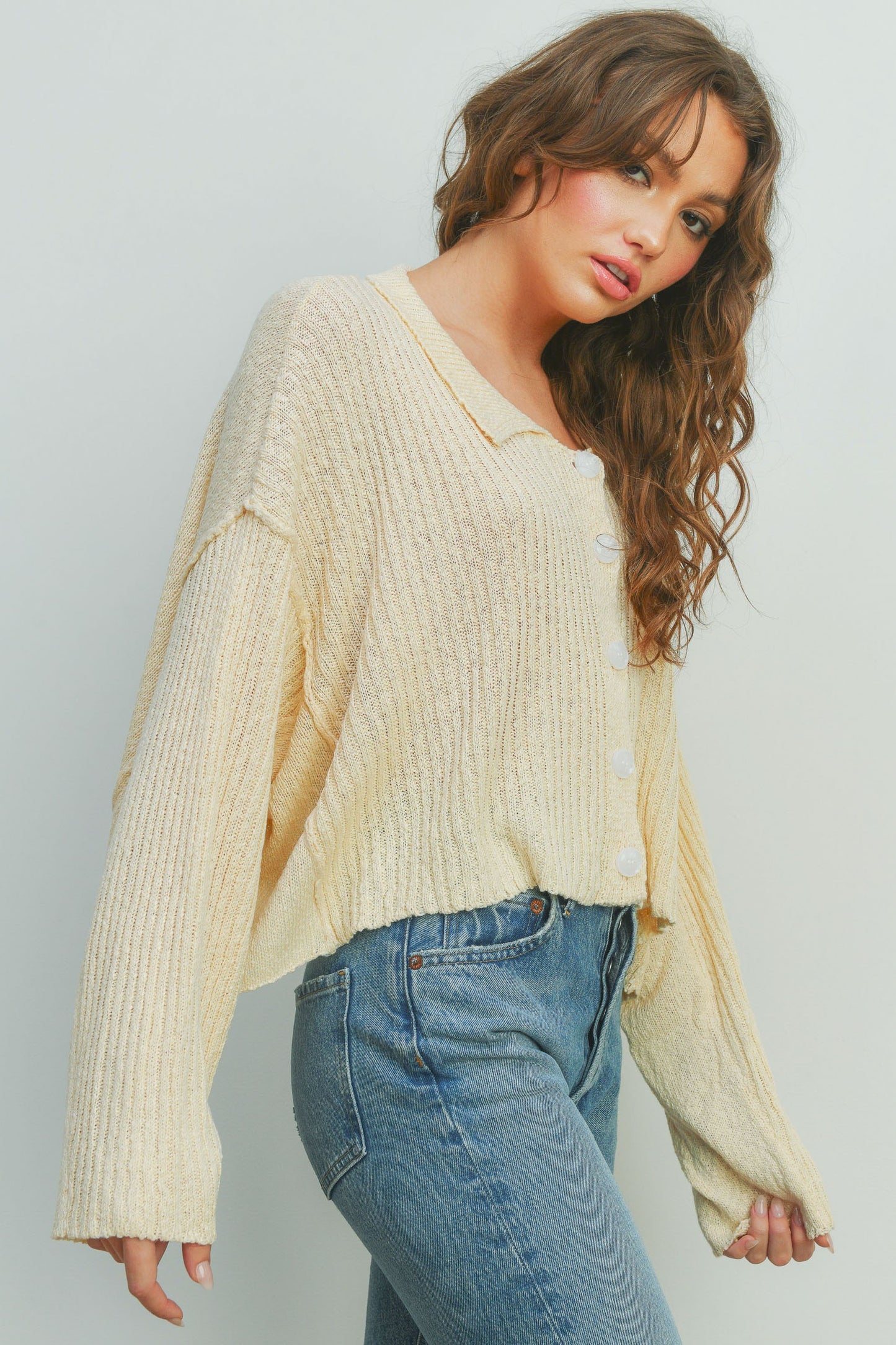 All Day Cardigan - IVORY