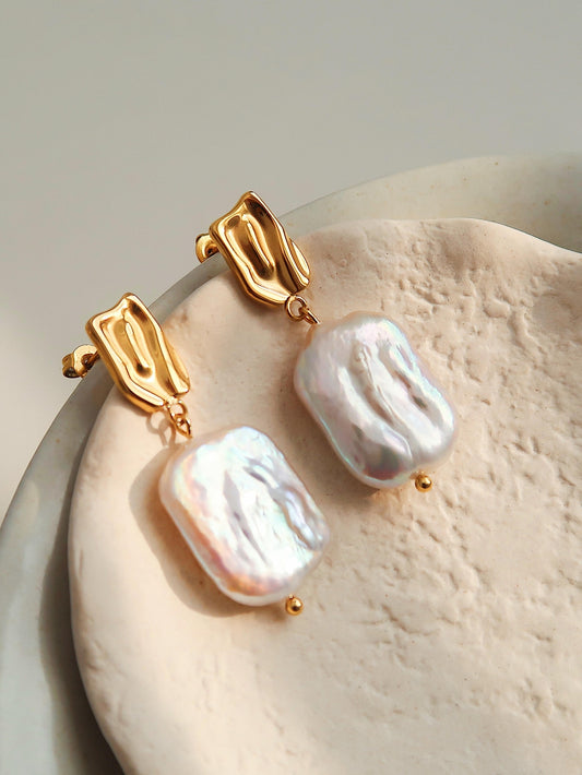 Shari Earrings - PEARL