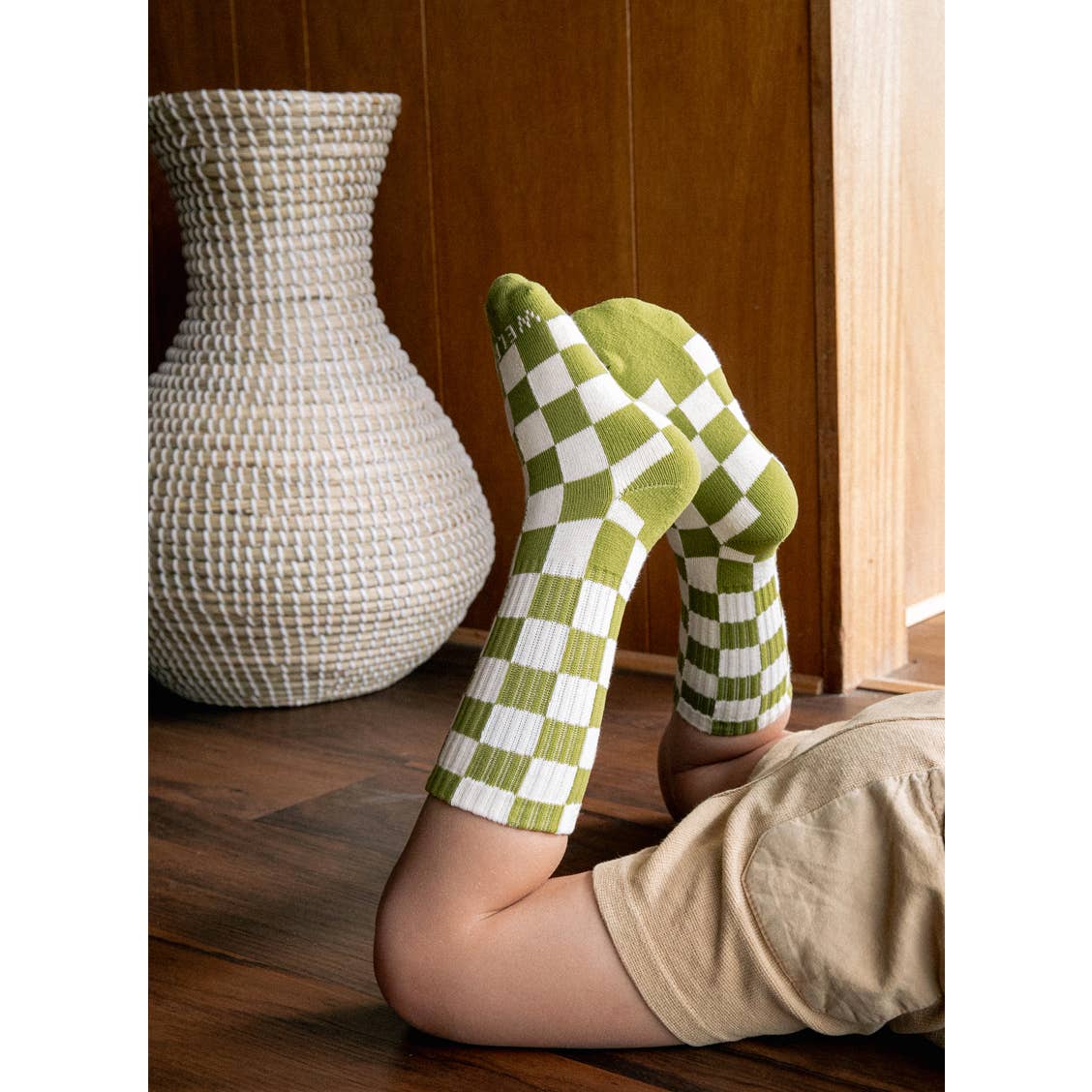 Kids Checkerboard Socks