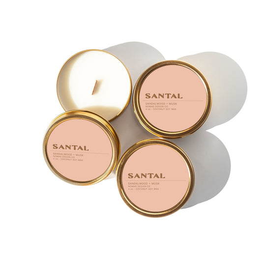 Santal Tin Candle - 4oz