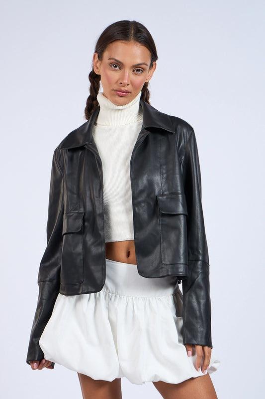 Casual Fling Jacket - BLACK