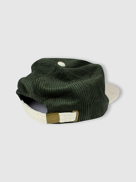 Sol Corduroy Hat - DARK GREEN