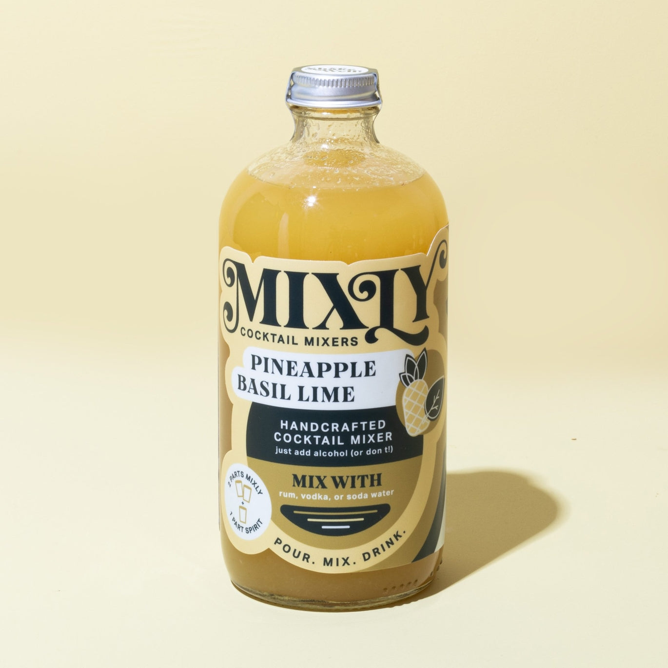 Pineapple Basil Cocktail Mixer - 4oz