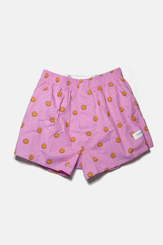 Smiley Face Boxers - PINK