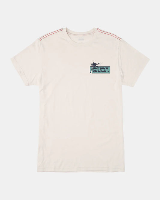Palm Set Tee - ANTIQUE WHITE
