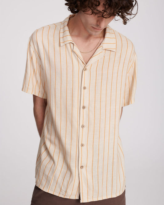 Caller Linen Short Sleeve - YOLK