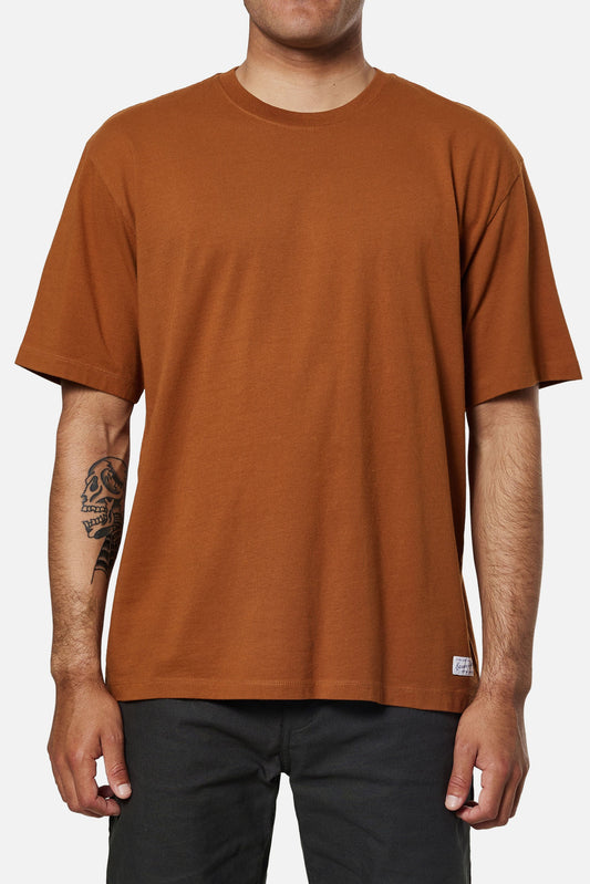 Box Fit Heritage Tee - CARAMEL