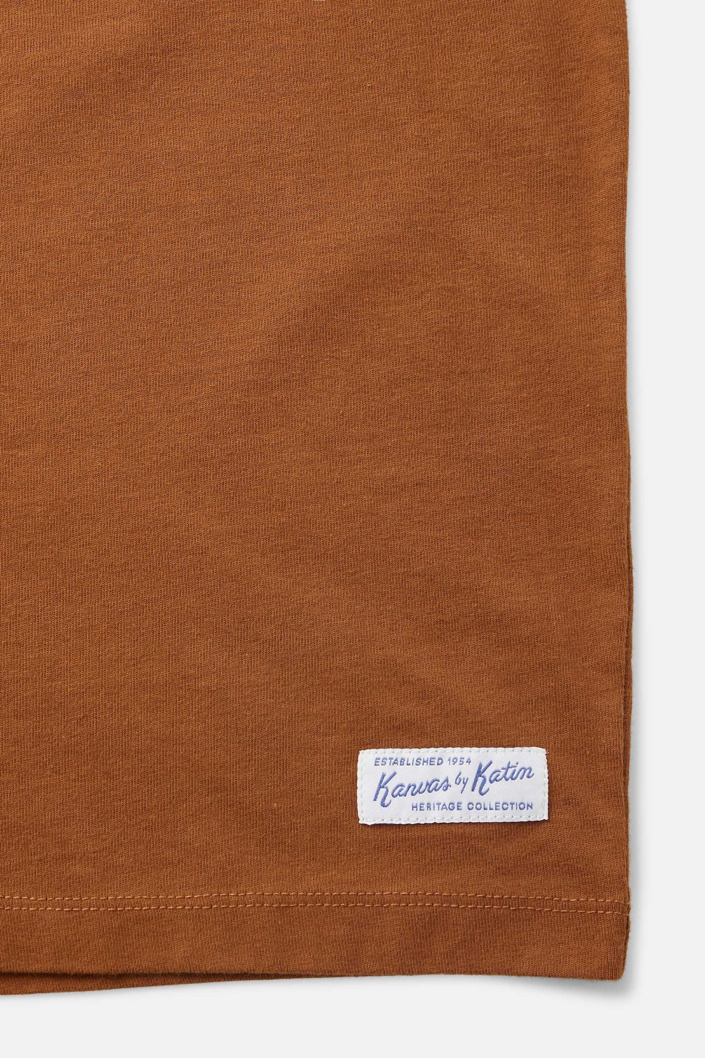 Box Fit Heritage Tee - CARAMEL
