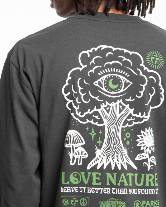 Love Nature Long Sleeve - BLACK