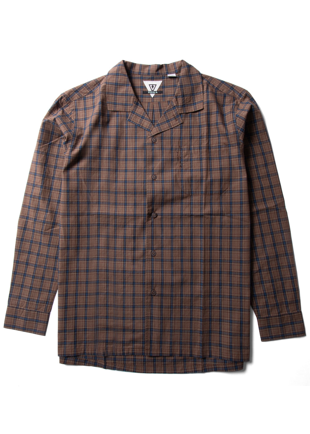 Undefined Lines Eco Shirt - CHOCOLATE