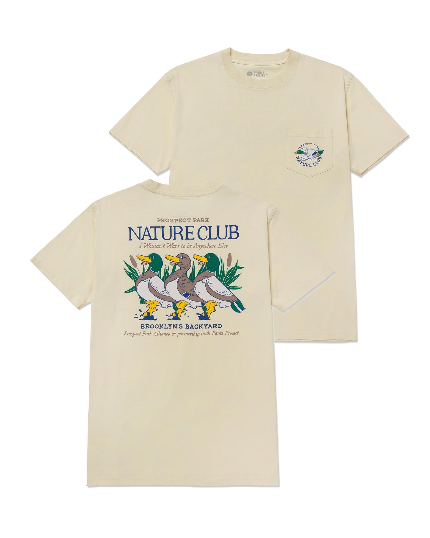 Prospect Park Alliance x Nature Club Tee - NATURAL