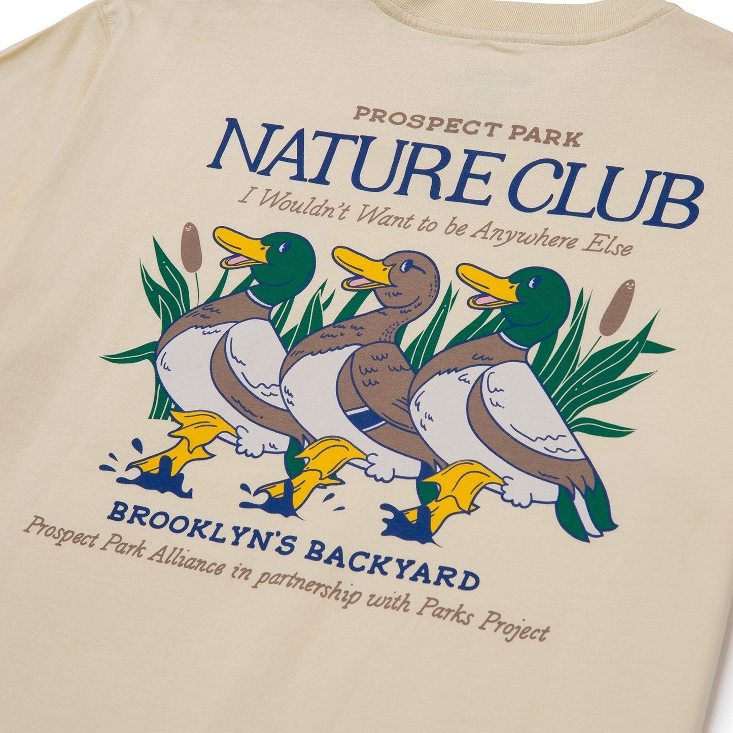 Prospect Park Alliance x Nature Club Tee - NATURAL