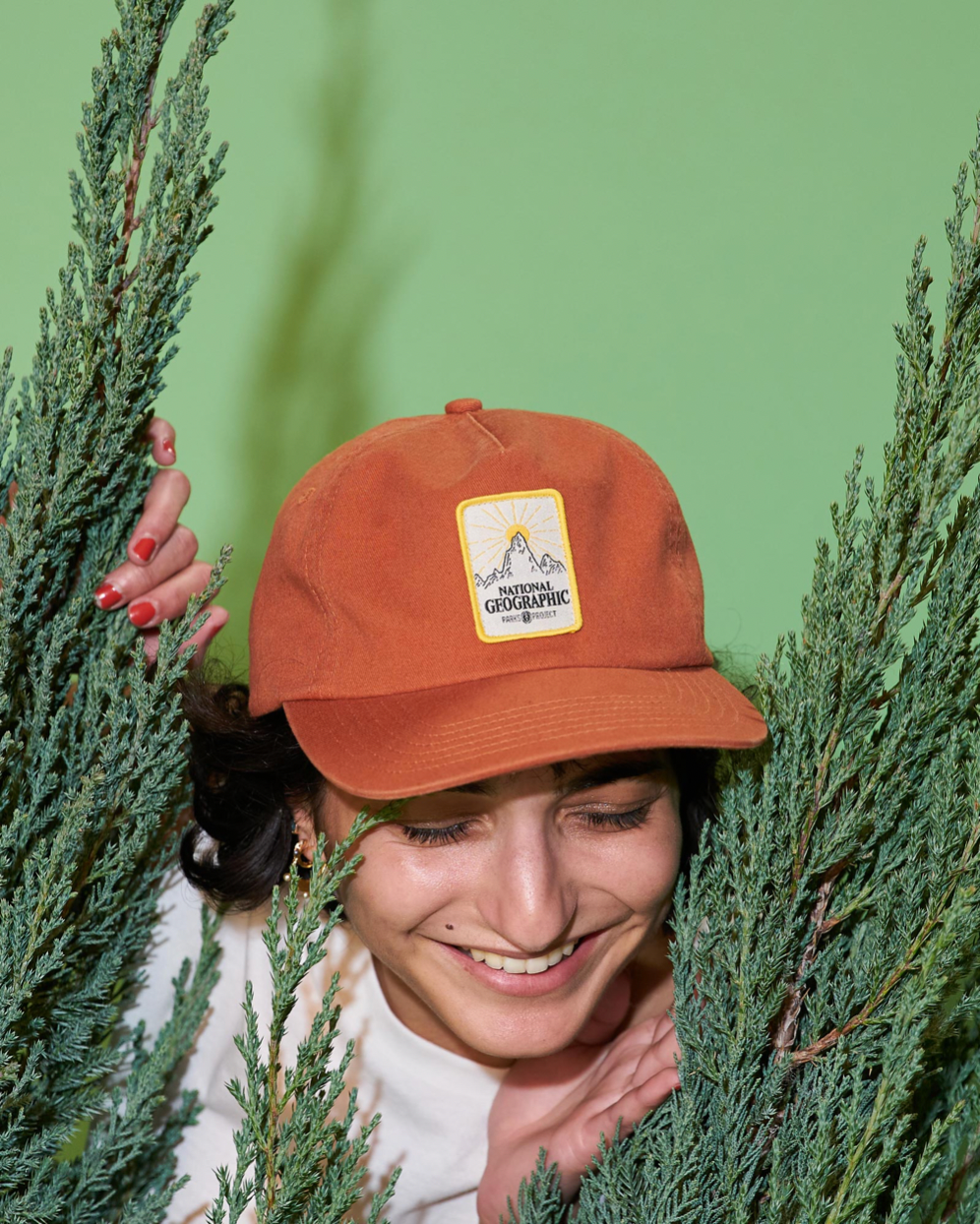 National Geographic Peaks Patch Hat - KHAKI