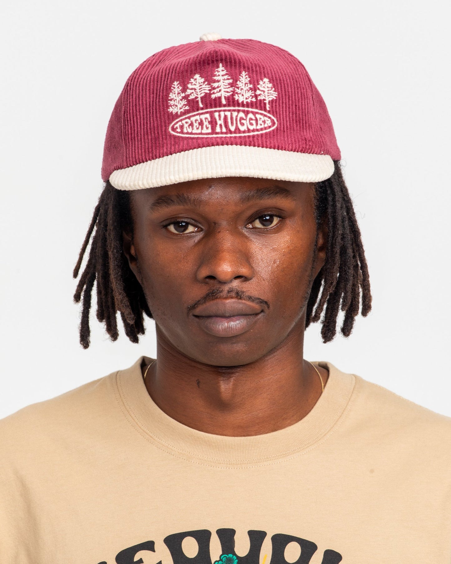 Tree Hugger Cord Cap - RED