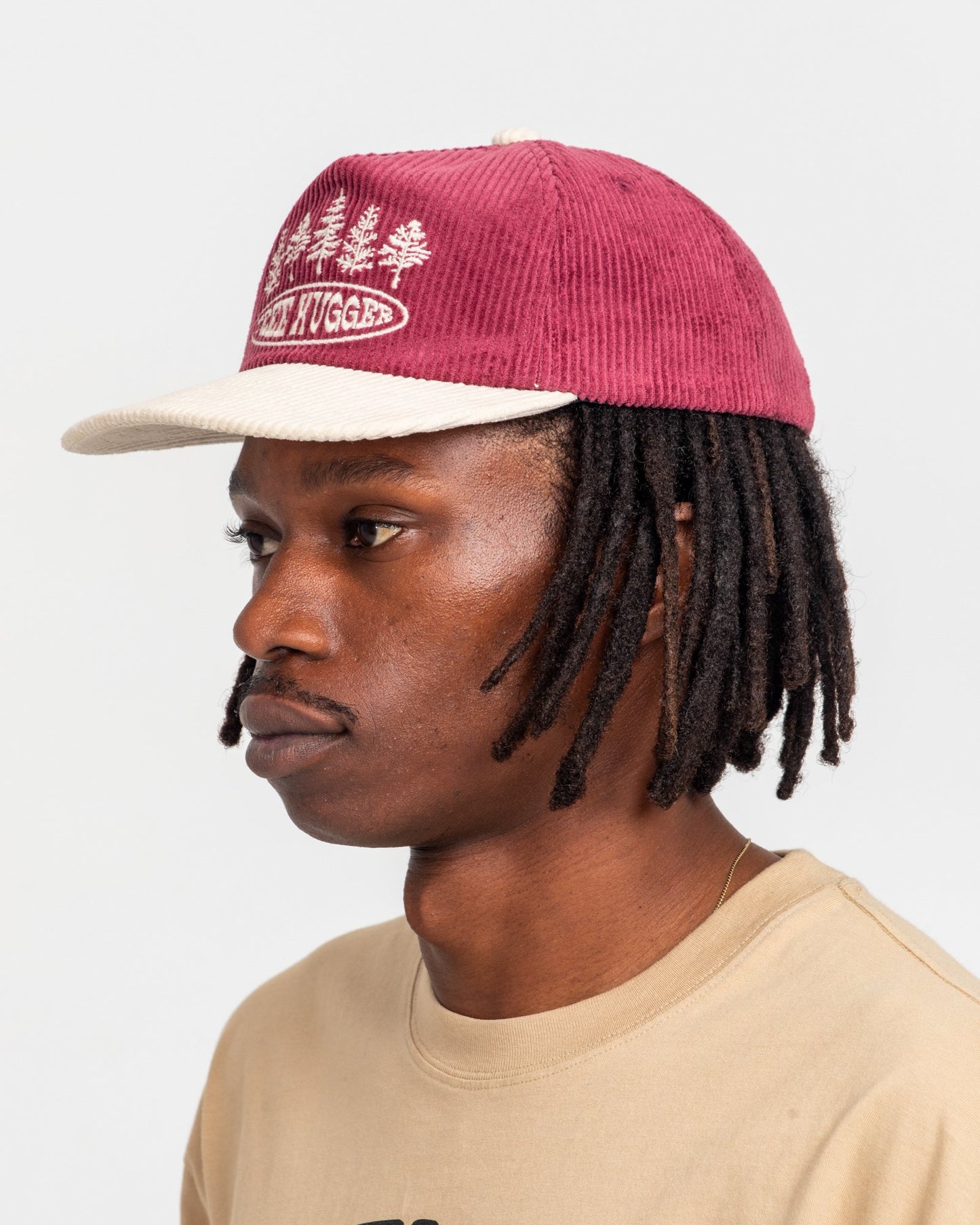 Tree Hugger Cord Cap - RED