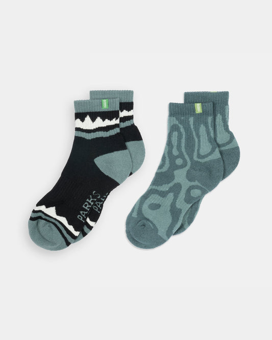 Yellowstone Geysers Hiking Socks 2-Pack - DAY AND NIGHT