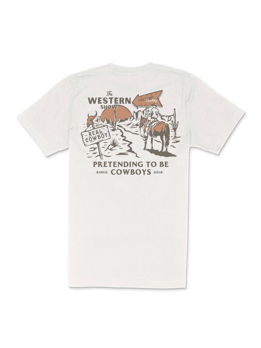 Western Show Tee - VINTAGE WHITE