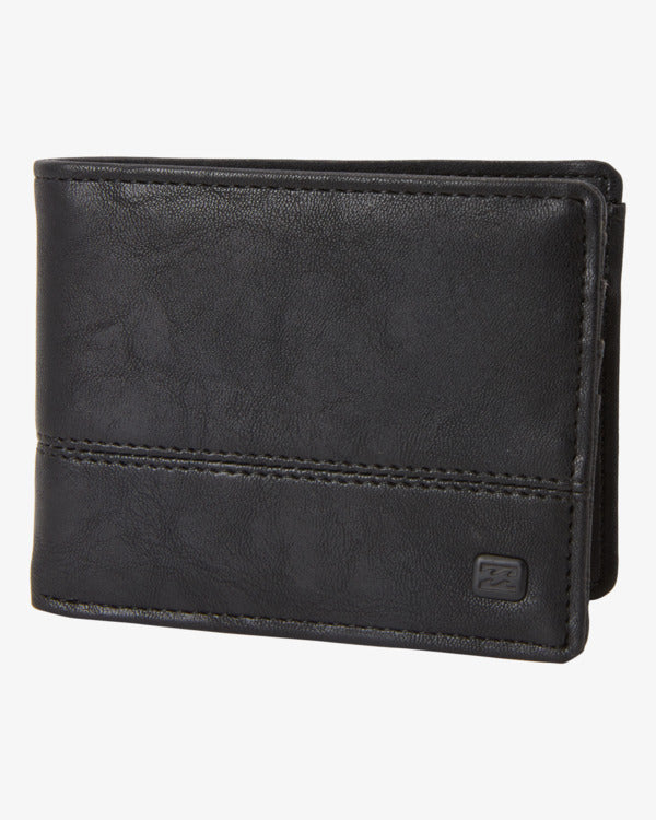 Dimension Bi-Fold Wallet - BLACK GRAIN